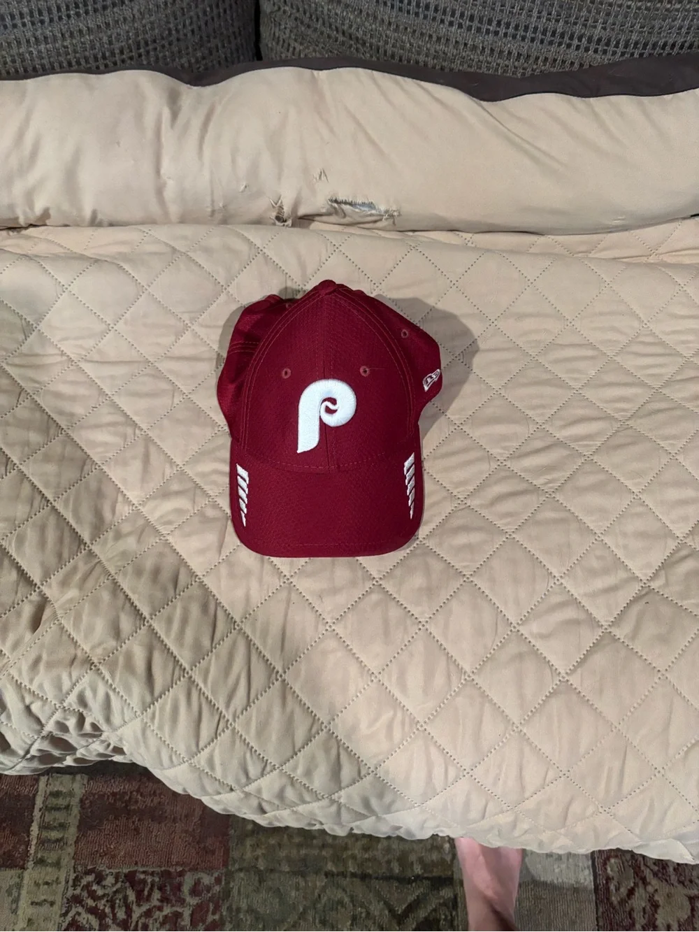 Red Phillies Baseball Cap